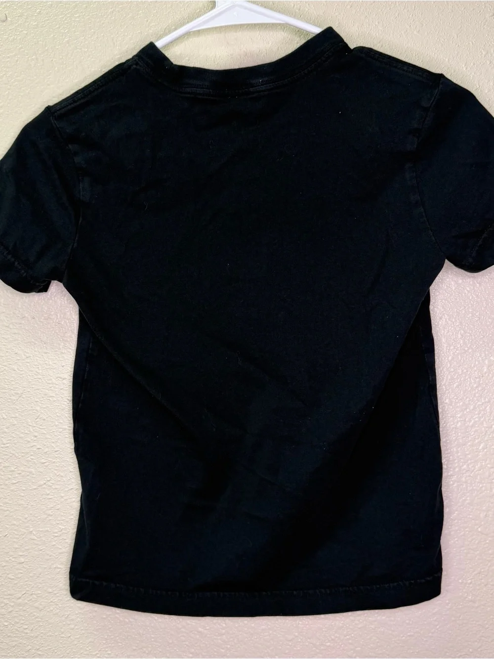 Kids Nike Black Tee with Leopard Swoosh